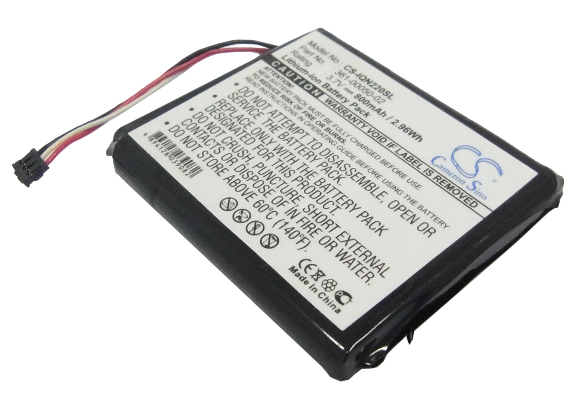 800mAh Li-ion Battery with Tools for Garmin Nuvi 2250-SMAVtronics