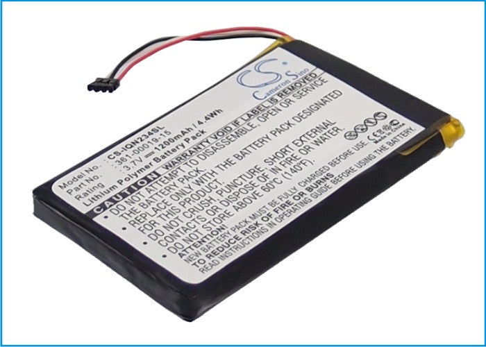 1200mAh 361-00019-15 Battery Garmin Nulink 2340, Nulink 2390-SMAVtronics