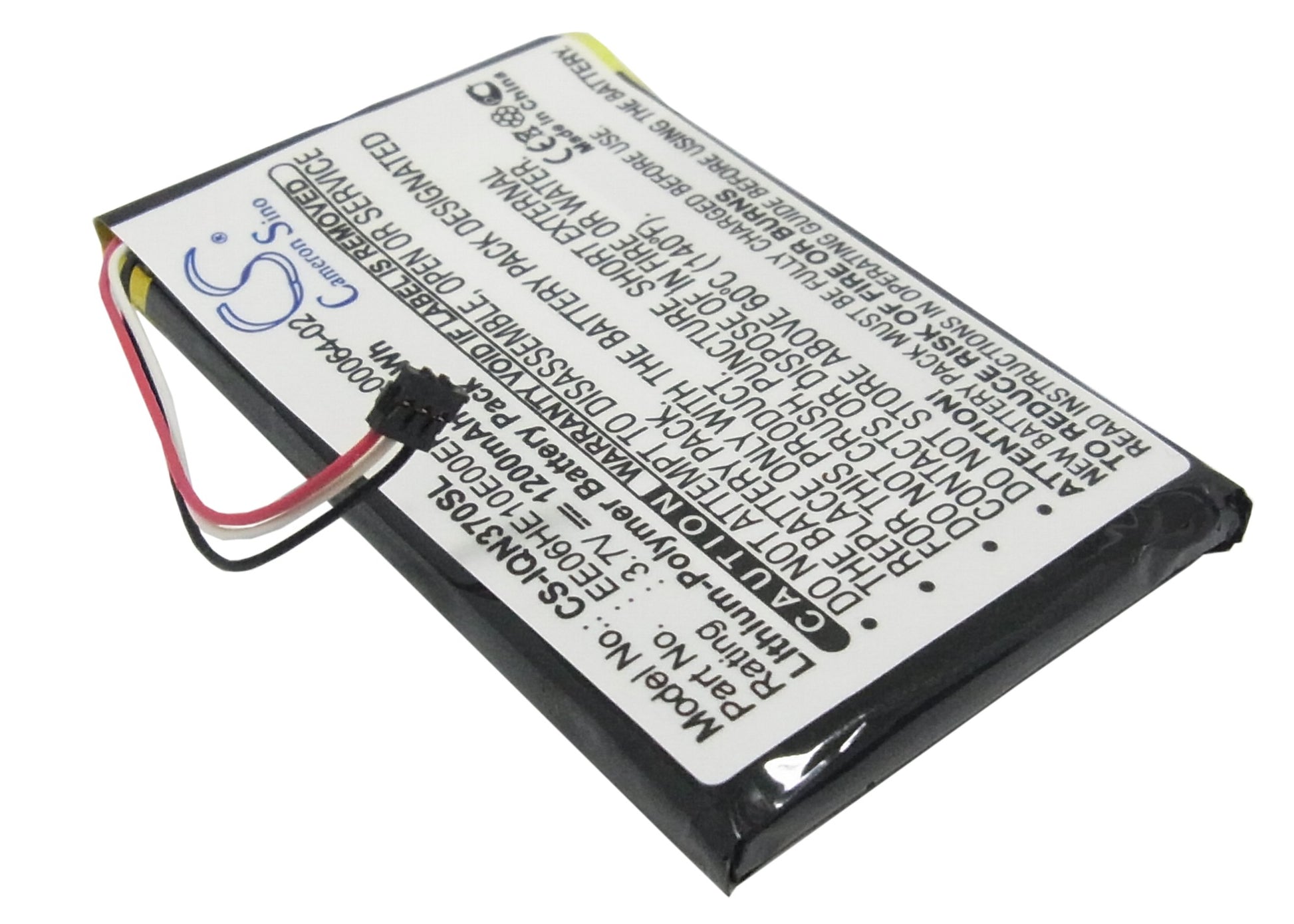 1200mAh 361-00046-02, 361-00064-02, EE06HE10E00EF Battery Garmin Nuvi 3700-SMAVtronics