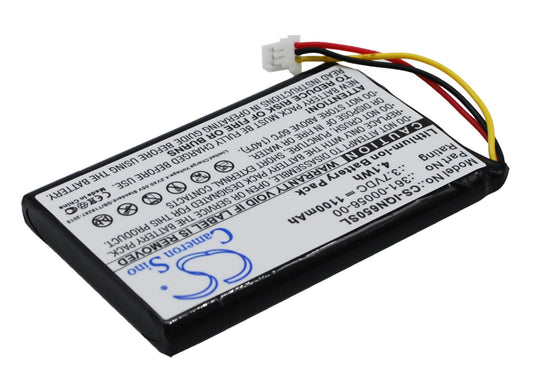 1100mAh 361-00056-01 Battery Garmin Nuvi 65, Nuvi 65LM, Nuvi 65LM 6" 010-01211-01, Nuvi 53, Nuvi 53LMT-SMAVtronics