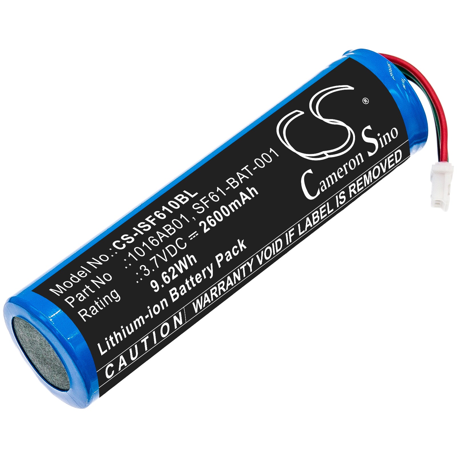 2600mAh 1016AB01, 5711783259886, 8507600090, SF61-BAT-001 Battery for Honeywell Intermec SF61, SF61B Cordless Industrial Handheld Pocket Scanner-SMAVtronics