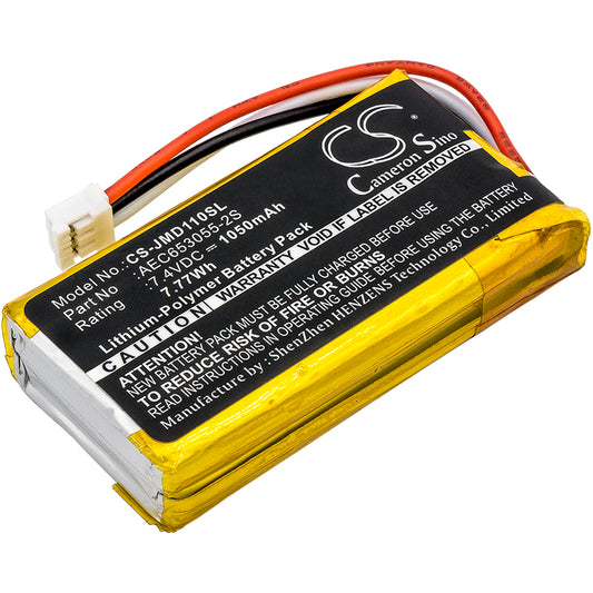 1050mAh AEC653055-2S Battery for JBL Flip, Flip 1-SMAVtronics