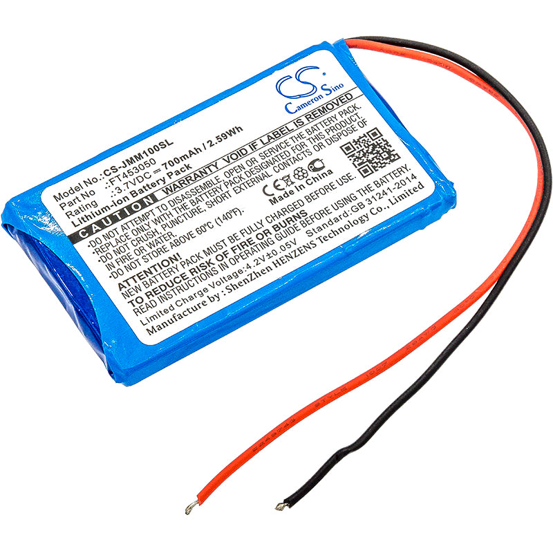 700mAh FT453050, P453048D Battery for JBL Micro Wireless 2013, Clip+