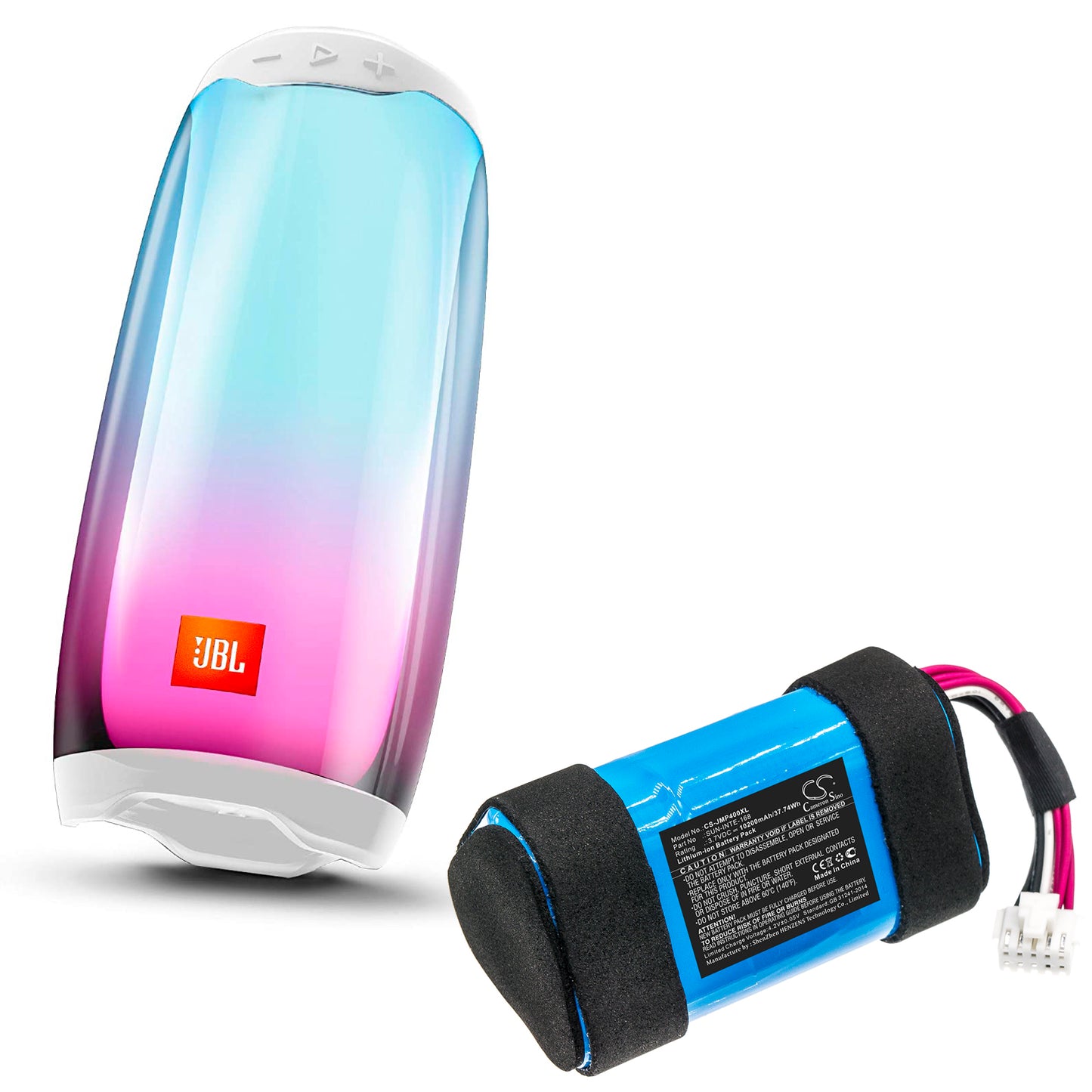 7800mAh SUN-INTE-168 Battery for JBL Pulse 4-SMAVtronics