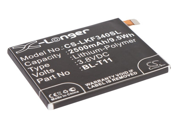 2500mAh BL-T11 Li-Polymer Battery for LG F340, G Flex