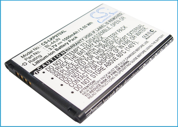 1500mAh BL-44JN Battery for LG C660 Pro, E400, E610