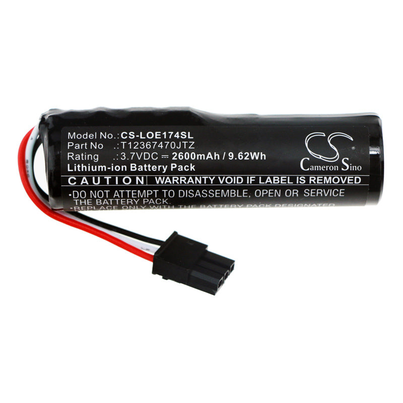 2600mAh T12367470JTZ Battery for Logitech 1749LZ0PSAS8, 884-000741, 984-000967 Ultimate Ears Blast-SMAVtronics