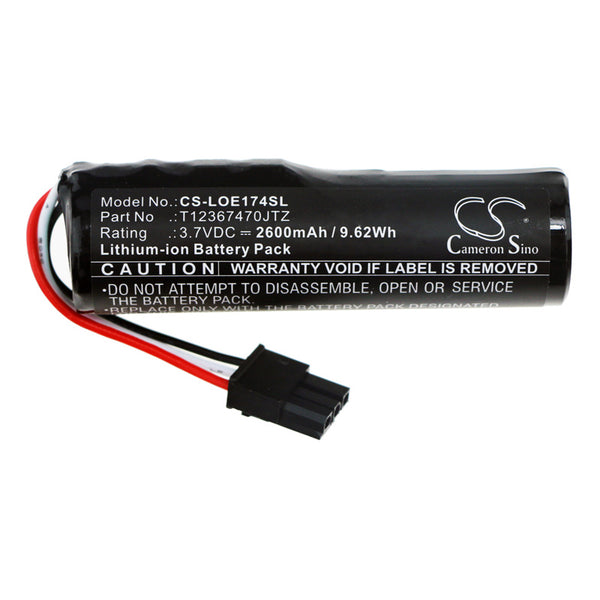 2600mAh T12367470JTZ Battery for Logitech 1749LZ0PSAS8, 884-000741, 984-000967 Ultimate Ears Blast