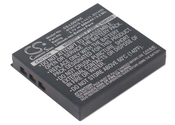 600mAh Li-ion Battery for Logitech G7 Laser Cordless Mouse