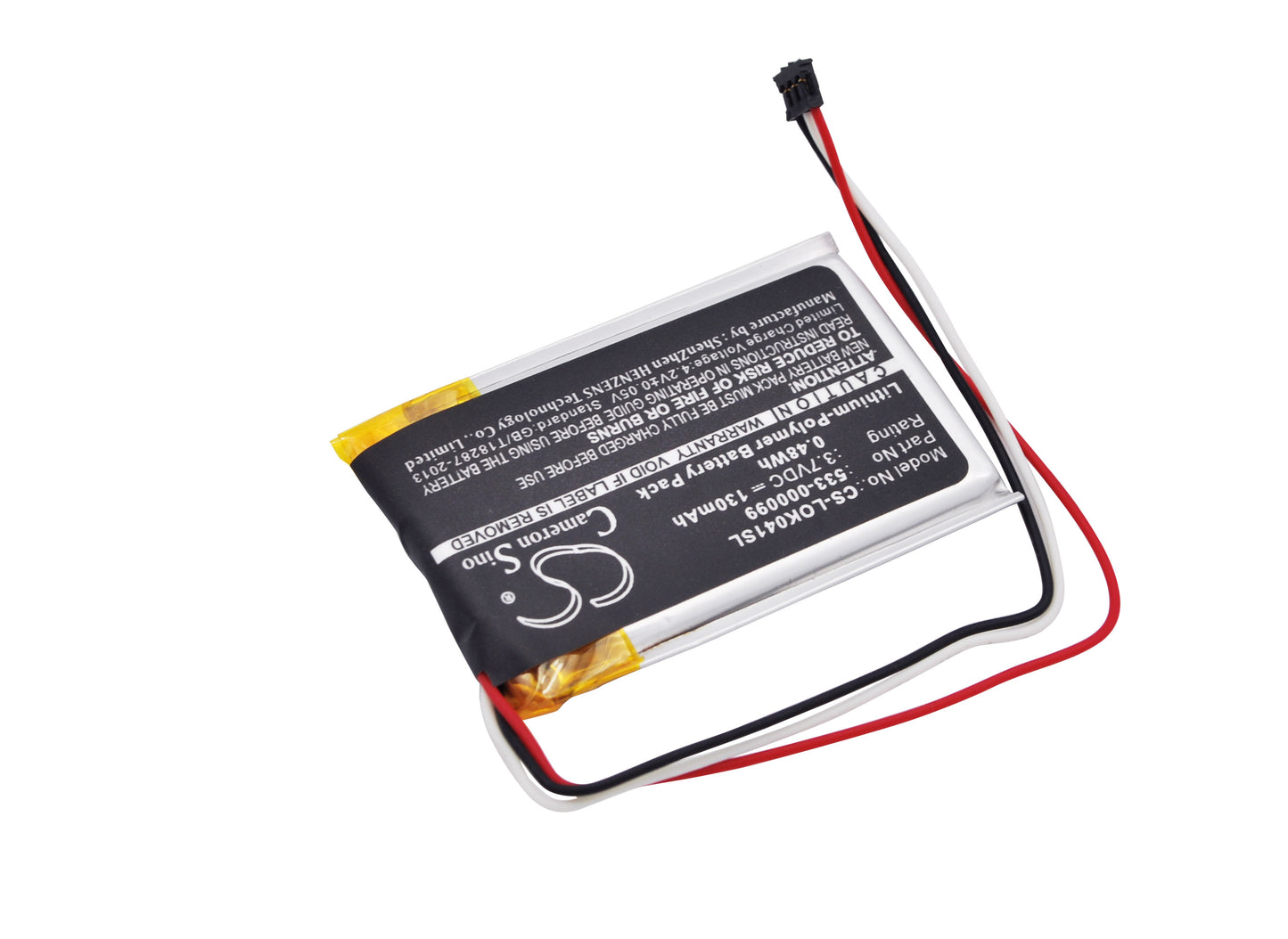 180mAh 533-000099, AHB222535PJT Battery for Logitech ik1041 Keys-To-Go-SMAVtronics