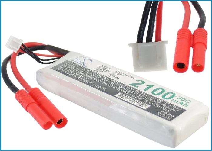 Battery for Remote Airplane (Discharge Plug: Gold Plug Connector, Charge Plug: JST-XH-2.54 AWG24)-SMAVtronics