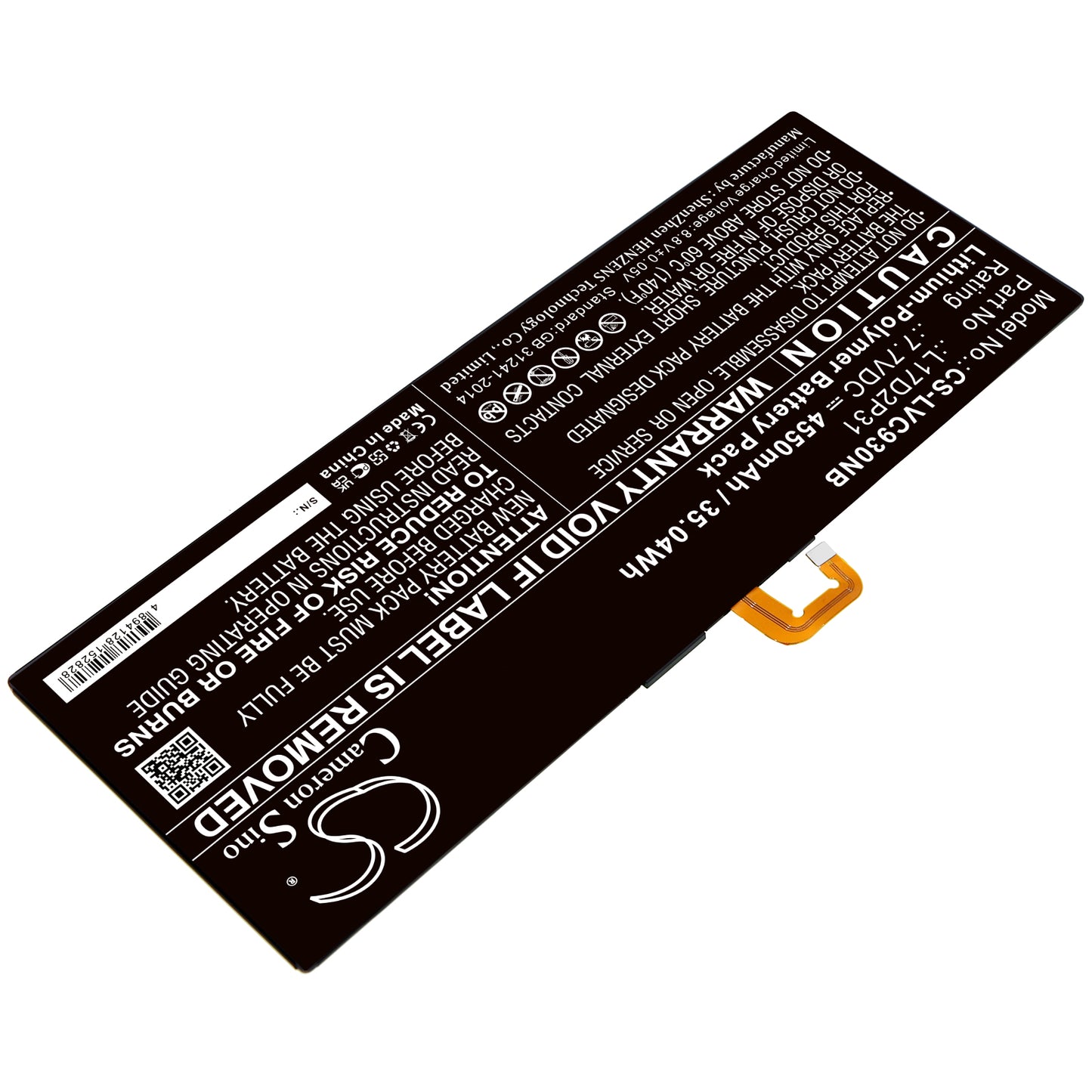 4550mAh L17D2P31 Battery for Lenovo Yoga Book C930, YB-J912F, YB-J912L-SMAVtronics