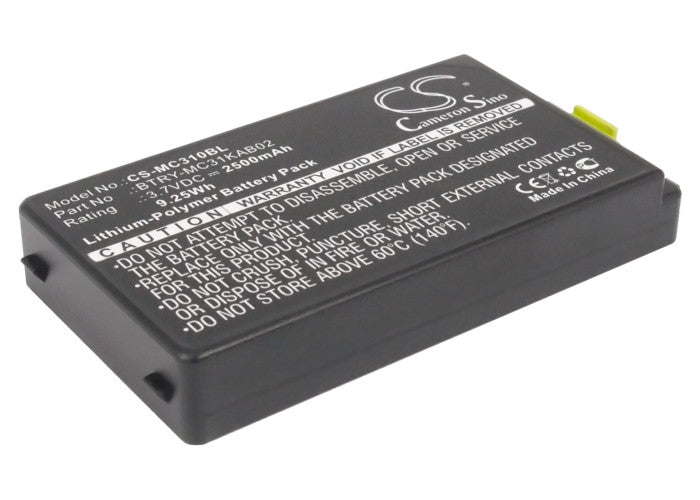 2500mAh 82-127909-02, BTRY-MC3XKABOE Battery Symbol MC3190-G13H02E0, MC3190-GL4H04E0A, MC3190-KK0PBBG00WR-SMAVtronics