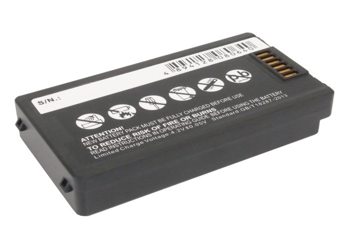 2500mAh 82-127909-02, BTRY-MC3XKABOE Battery Symbol MC3190-G13H02E0, MC3190-GL4H04E0A, MC3190-KK0PBBG00WR-SMAVtronics