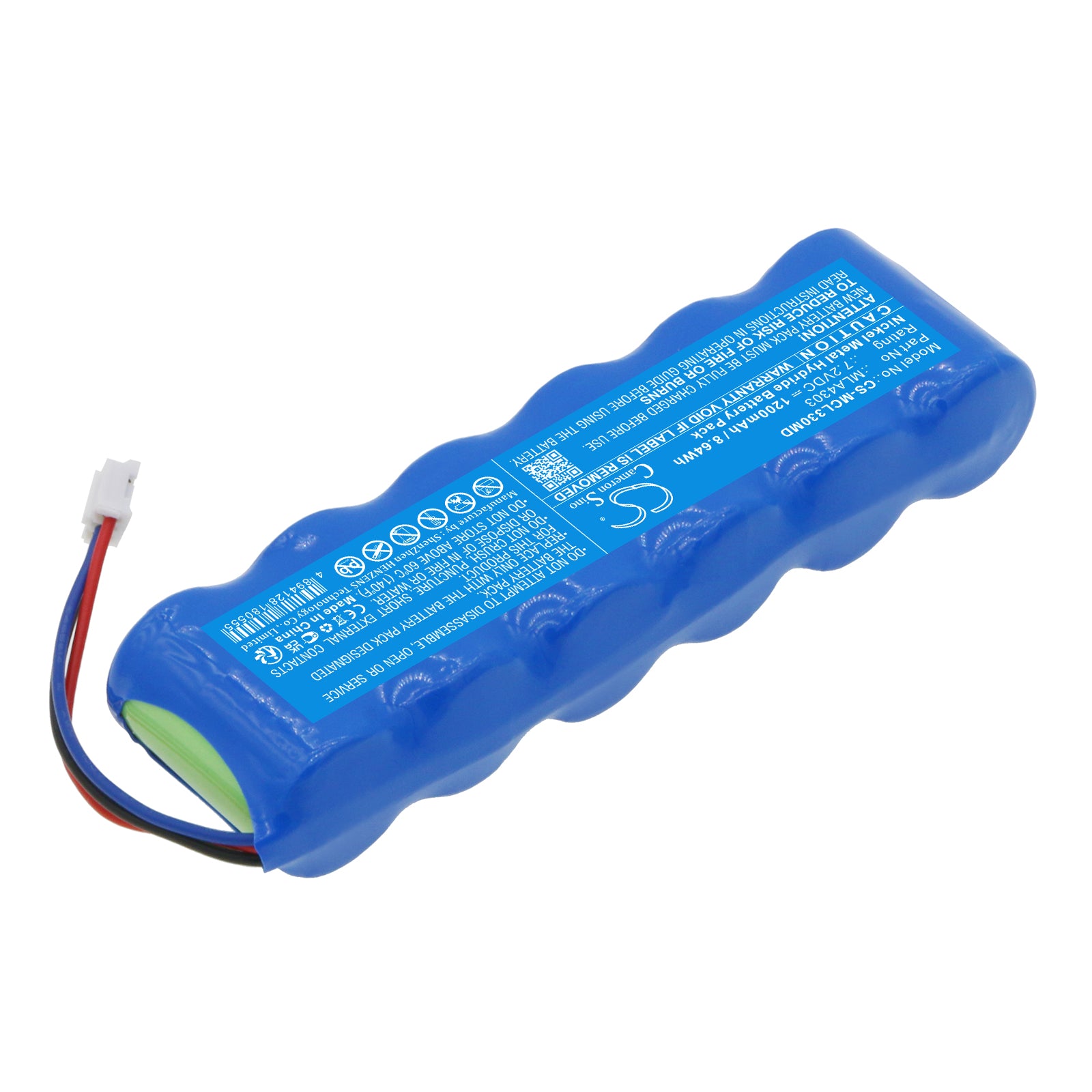 1200mAh MLA4303 Battery for Micro Medical MicroLab 3300 Spirometer-SMAVtronics