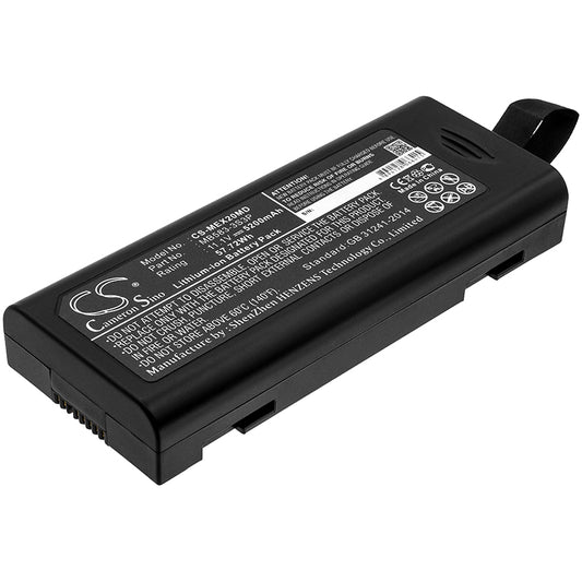 5200mAh Battery for Mindray T5, T6, T8, WATO EX20, WATO EX30, WATO EX55, WATO EX60-SMAVtronics