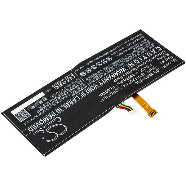 2500mAh 2ICP5/58/73, G3HTA001H, PBP5 Battery for Microsoft Surface Book with Performance Base