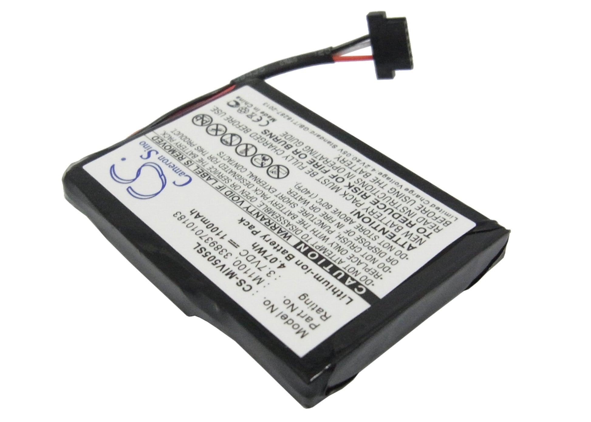 1100mAh Li-ion Battery for Magellan Roadmate 1475T-SMAVtronics