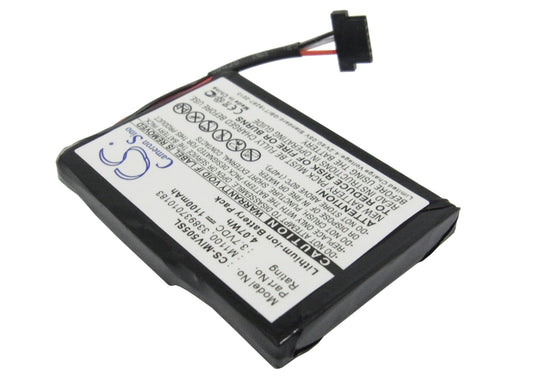 1100mAh Li-ion Battery with Tools for Mitac Mio Spirit V505 TV, Mio Spirit V735 TV-SMAVtronics