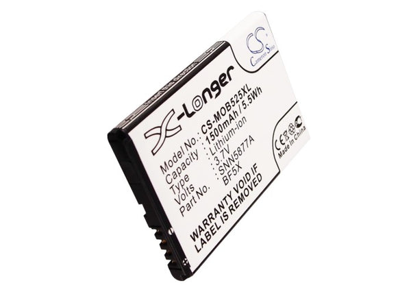 1500mAh Li-ion Replacement Battery for Motorola MB520, MB525