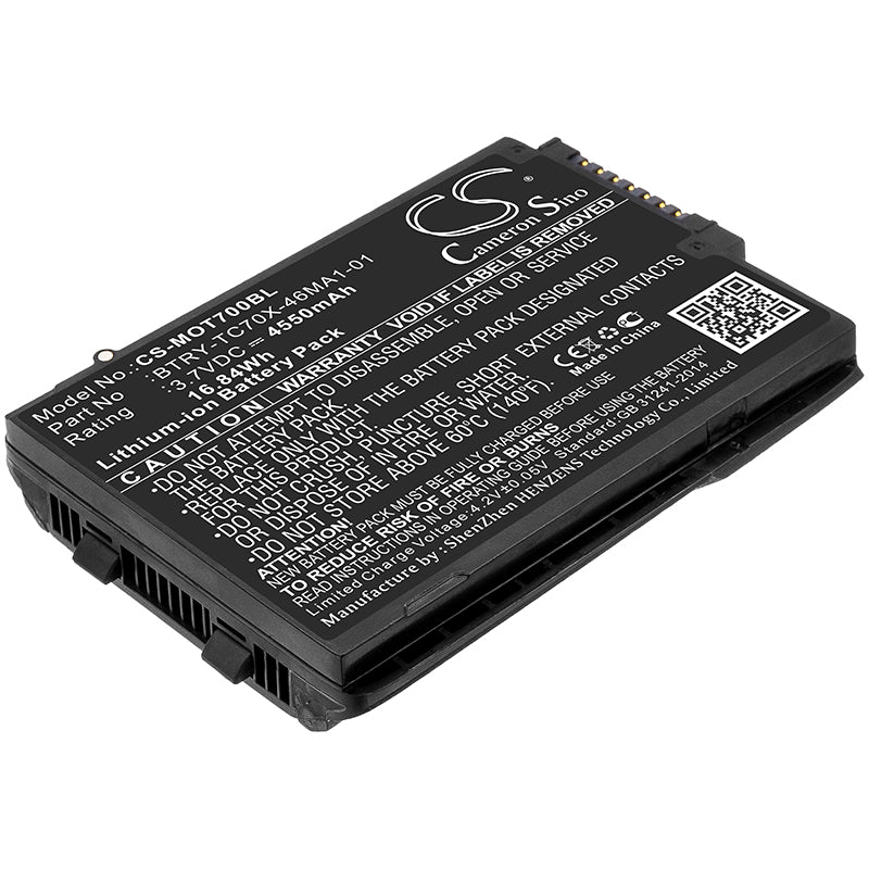 4550mAh 82-171249-01, BT-000318, BTRY-TC70X-46MA1-01 Battery for Motorola TC70, TC75, TC70x-SMAVtronics