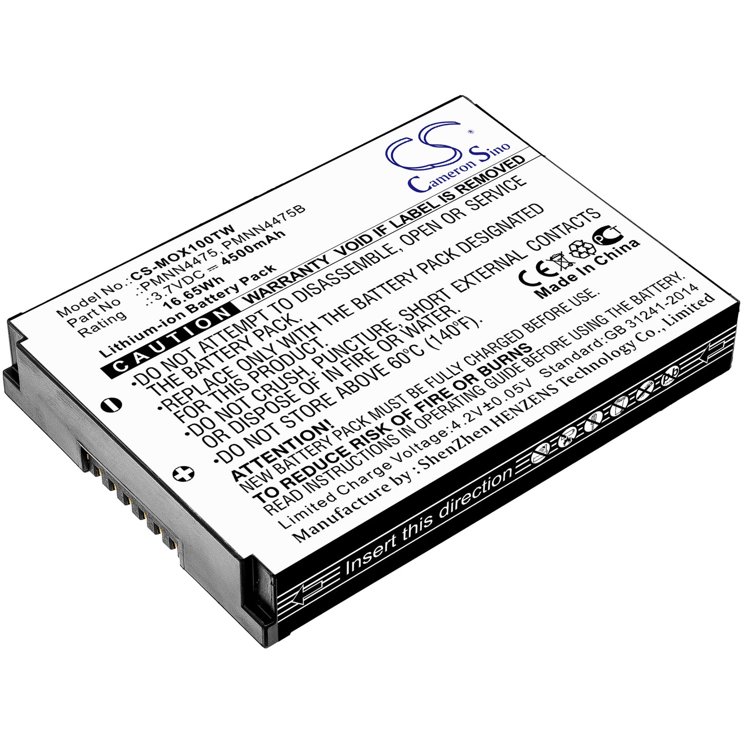 4500mAh PA33GAB013A, PMNN4475, PMNN4475B Battery for Motorola LEX L10, L10i, L10ig, L10ig LTE-SMAVtronics