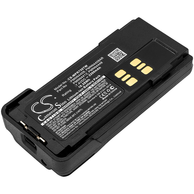 2200mAh PMNN4409, PMNN4448, PMNN4491, PMNN4544, PMNN4493 Battery for Motorola XPR7350, XPR3500, DP4800, P8660, XPR7580, XPR3500e-SMAVtronics