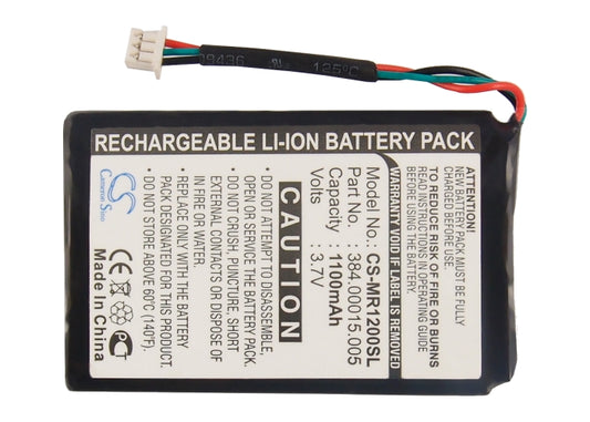 1100mAh Li-ion Replacement Battery with Tools for Magellan RoadMate 1200-SMAVtronics