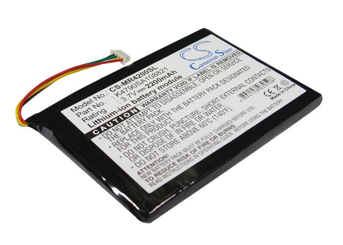 2200mAh Li-ion Replacement Battery for Magellan Maestro 4200-SMAVtronics