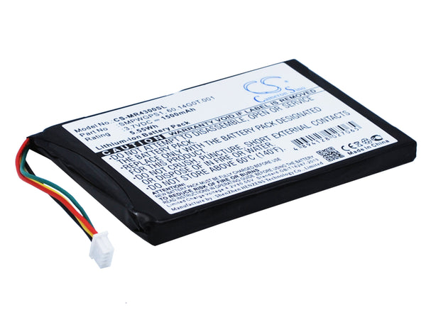 Battery for Magellan Maestro 4300, 4350, 4370 ( P/N 60.14G0T.001, SMPWGPS1)