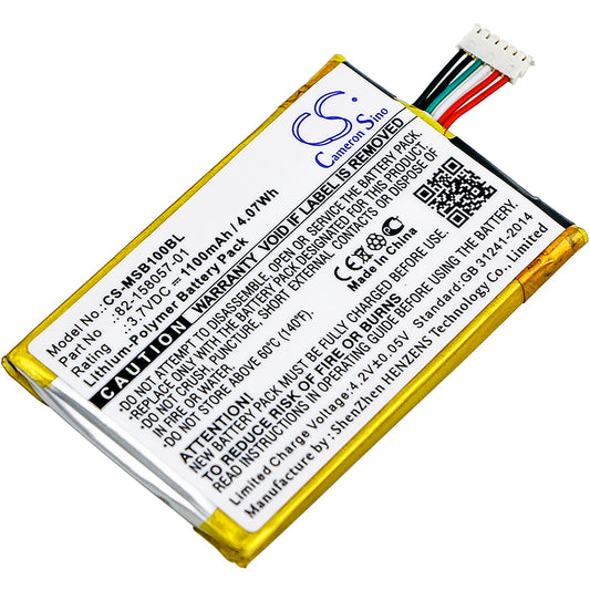 1100mAh 82-158057-01 Battery for Motorola SB1, SB1B-SE11A0WW, SB1-HC-SMAVtronics