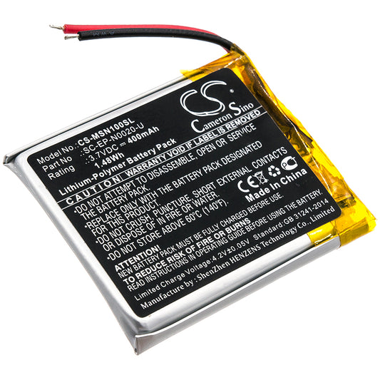 400mAh SC-EP-N0020-U Battery for Monster Ncredible 1, Ncredible Ntune-SMAVtronics