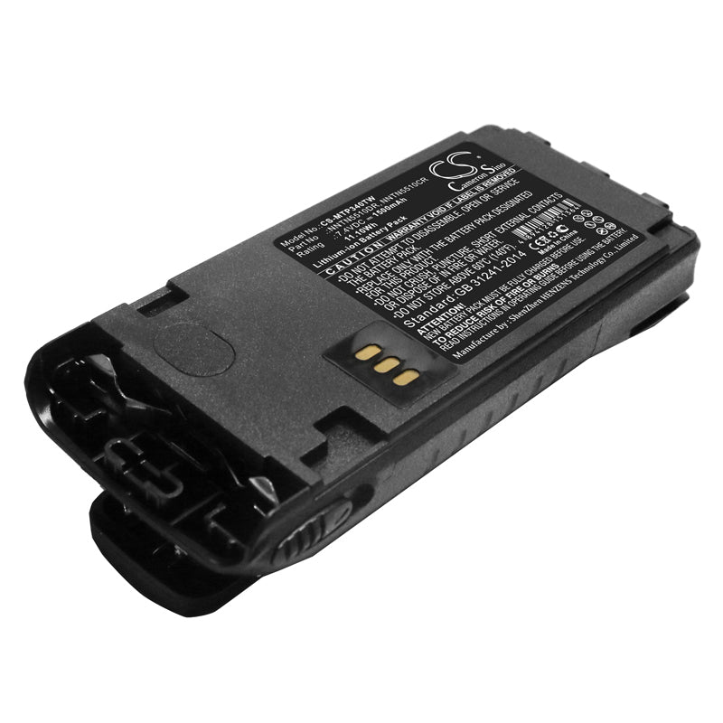 1500mAh NNTN5510AR, NNTN5510BR, NNTN5510CR, NNTN5510DR Battery for Motorola GP329 EX, GP340 Ex, GP380 Ex, GP580 Ex, GP680 Ex, GP340 ATEX, GP380 ATEX-SMAVtronics