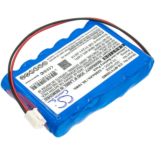 5200mAh SDI1865E Battery for MEK-ICS MTV1000 Ventilator-SMAVtronics