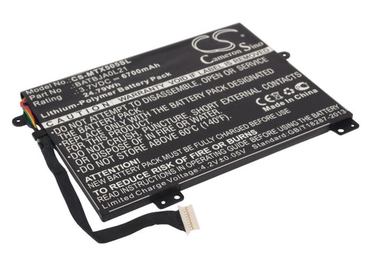 6700mAh BATBJA0L21 Li-Polymer Battery MOTOROLA MZ505, Xoom Family Edition-SMAVtronics