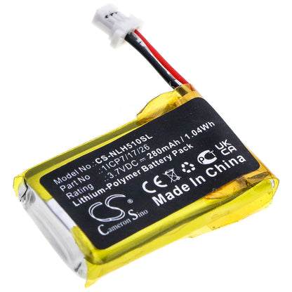 280mAh 1ICP7/17/26 Battery for Nest Hello NC5100US C1241290 Video Doorbell Wired-SMAVtronics