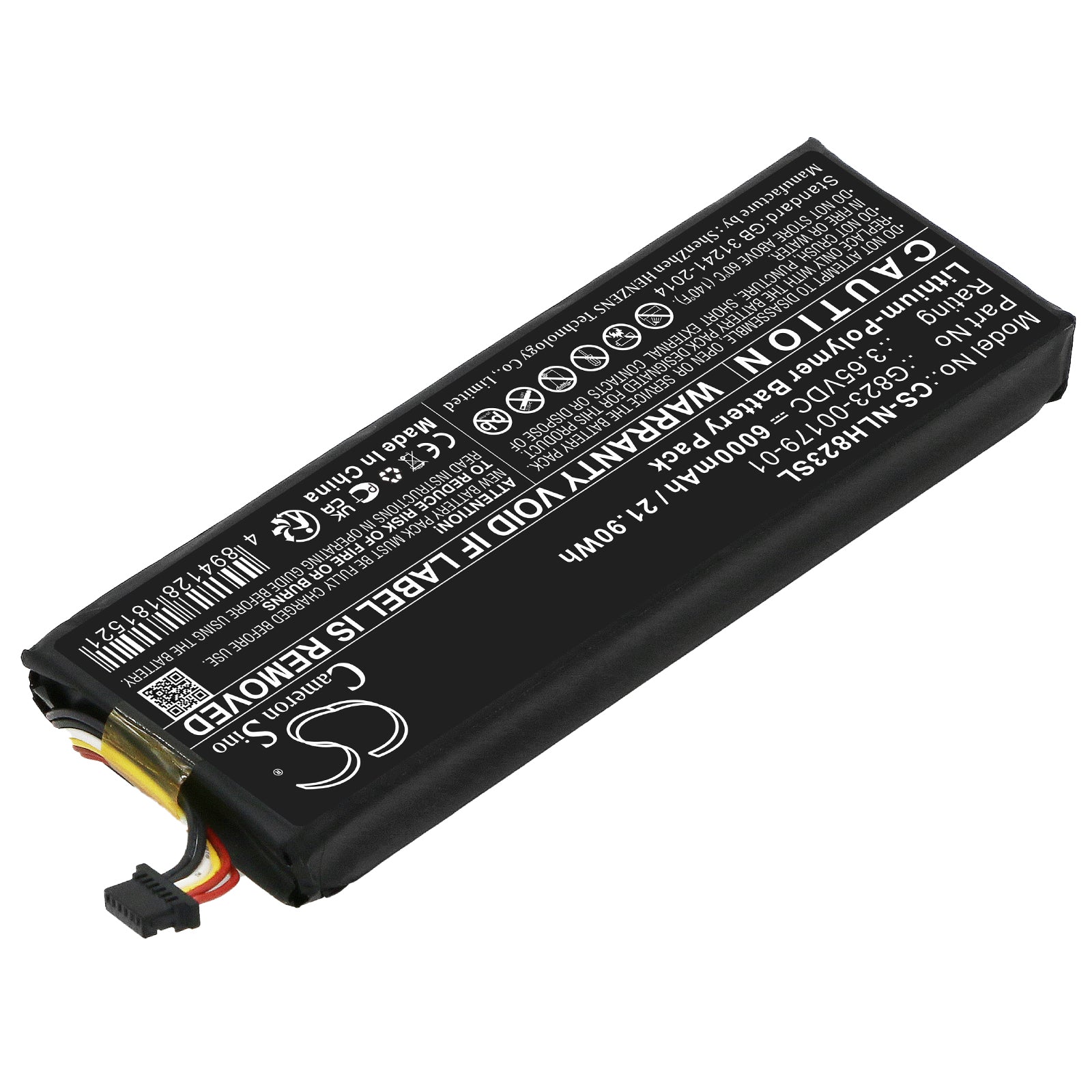 6000mAh G823-00179-01 Battery for Nest Doorbell GQ Style AC-SMAVtronics