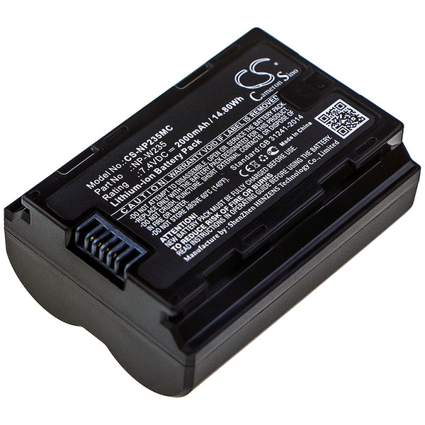 2000mAh NP-W235 Battery for Fujifilm X-T4