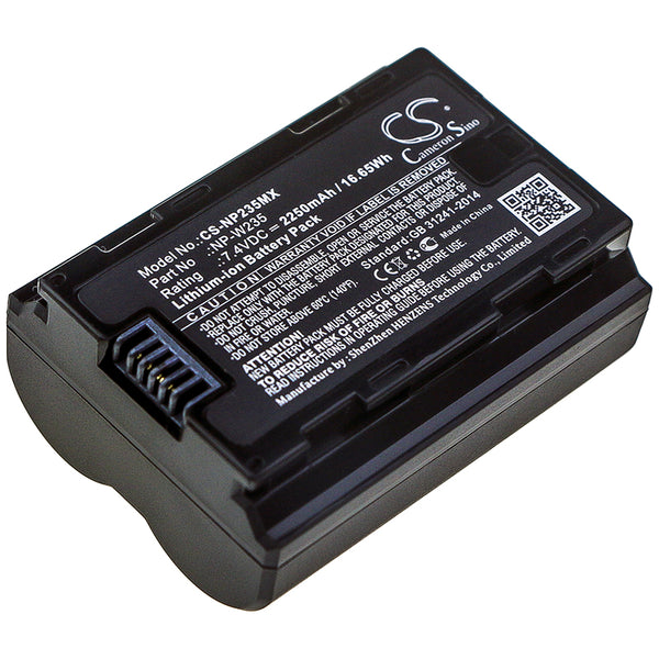2250mAh NP-W235 High Capacity Battery for Fujifilm X-T4