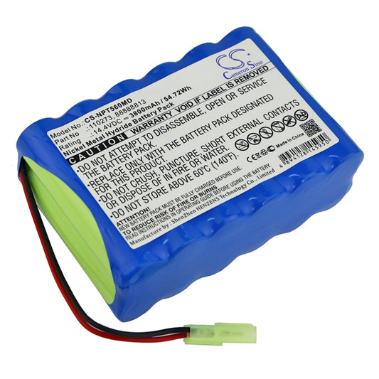 3800mAh 110273, 88888813 Battery for Nellcor Puritan Bennett Mediana N5500, Mediana N5600-SMAVtronics