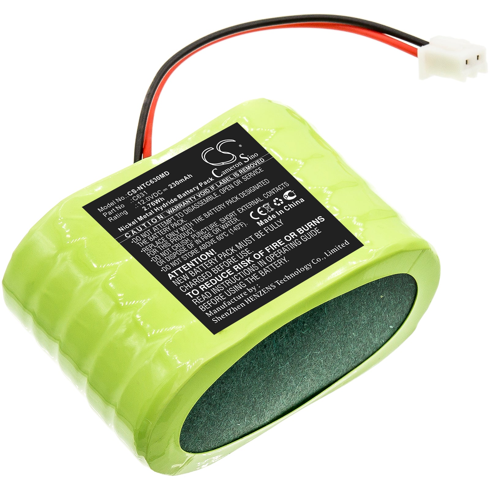 230mAh C631 Battery for Natus FreeDOP, DOP CT, CT+ Doppler-SMAVtronics