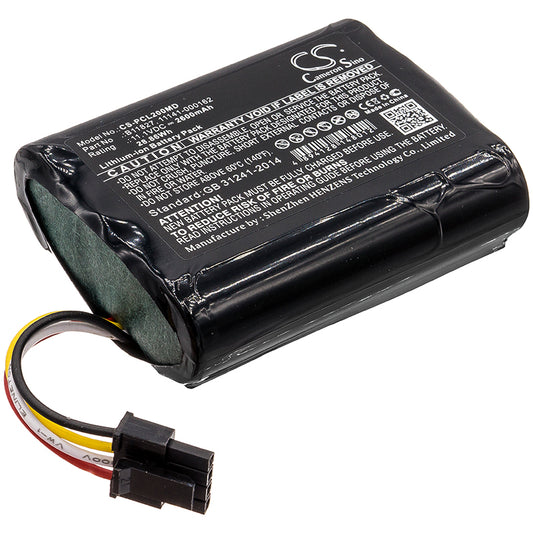 2600mAh 11141-000162, B11827 Battery for Physio-Control 1150-000018, LifePak 20, LifePak 20e Defibrillator Code Management Module-SMAVtronics
