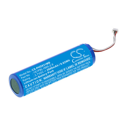 2600mAh 1S1PBL1865-2.6 Battery for Philips Avent SCD831, Avent SCD831/26, Avent SCD833, Avent SCD833/26, Avent SCD835, Avent SCD835/26-SMAVtronics