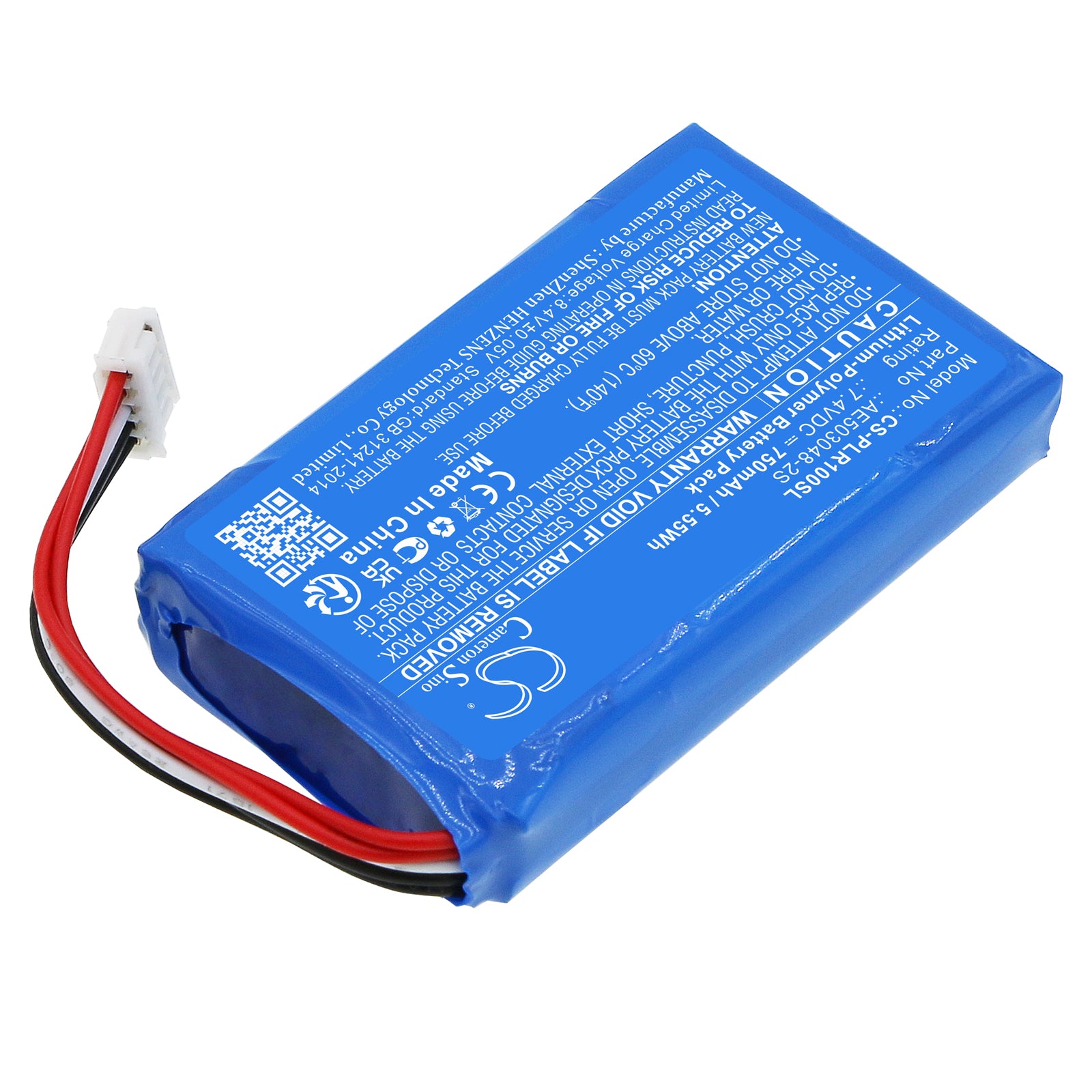 750mAh AE503048-2S Battery for Polaroid Zip-SMAVtronics