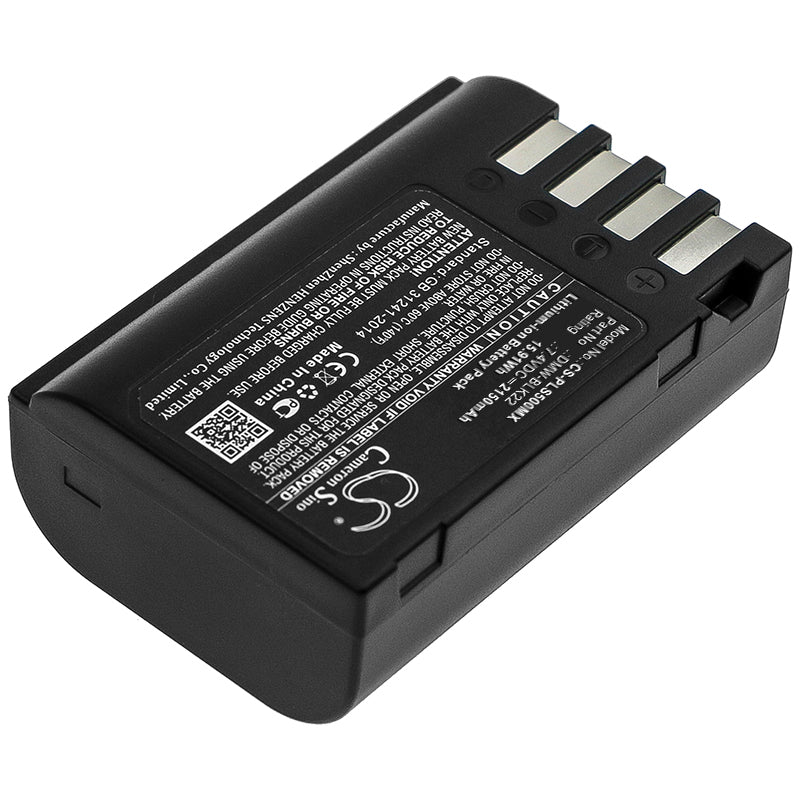 2150mAh DMW-BLK22 High Capacity Battery for Panasonic Lumix DC-S5, Lumix DC-S5K, Lumix G9, Lumix GH5, Lumix GH5S-SMAVtronics