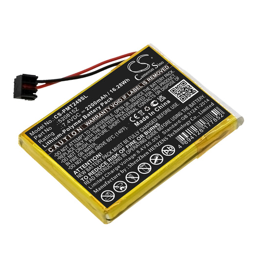 2200mAh 520815Z Battery for Pentair IntelliTouch, MobileTouch II 4249A-SMAVtronics