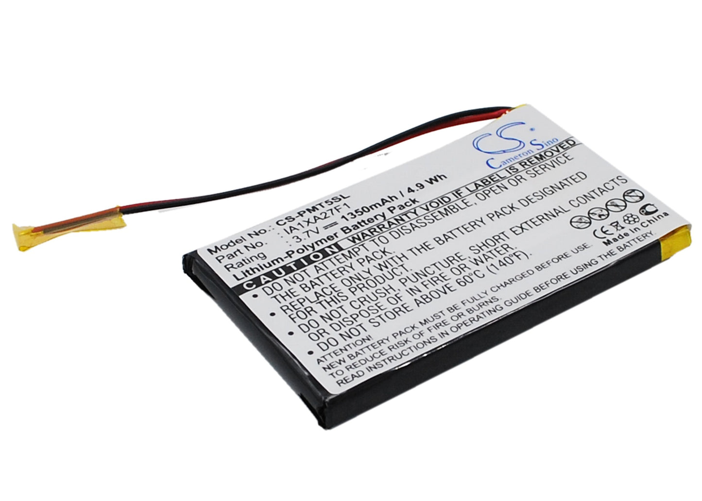 1350mAh IA1XA27F1 Battery for Palm Tungsten T5-SMAVtronics