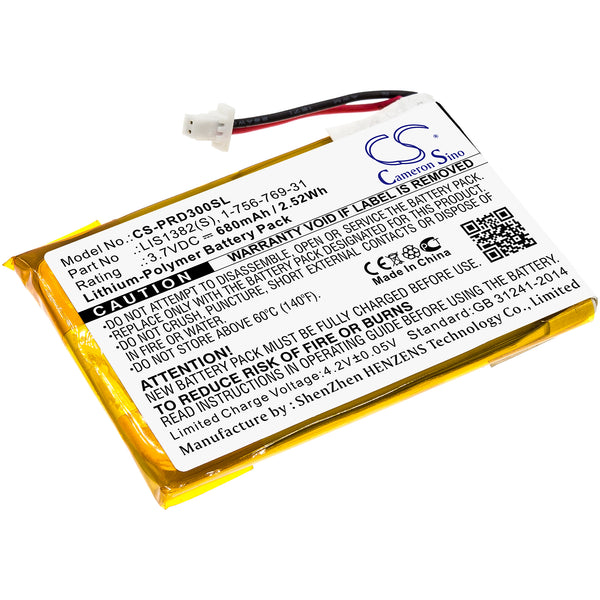 Replacement LIS1382(S) Battery for Sony PRS-300RC