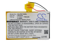 700mAh 1-853-104-11, LIS1476, LIS1476MHPPC(SY6) Battery for Sony PRS-T1, PRS-T2
