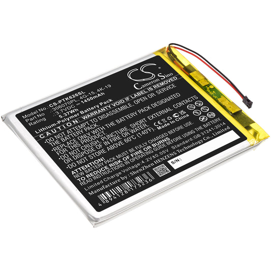 1450mAh 306070PL, 4G-15, 4K-19 Battery for Pocketbook 615, 626, 626 Plus, 627, 630 Fashion, 632, 632 Plus, Touch Lux 3-SMAVtronics